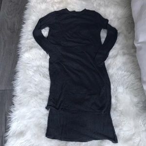 Hardly Worn! Zara Dark Grey Long Sweater